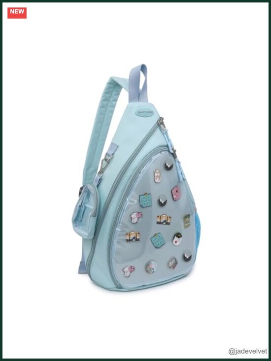 Oxford Ita Bag Pin Display Chest Pack Single Shoulder Bag Sport Backpack